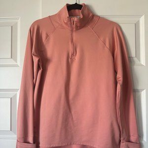 Athleta Pink Half-Zip Pullover